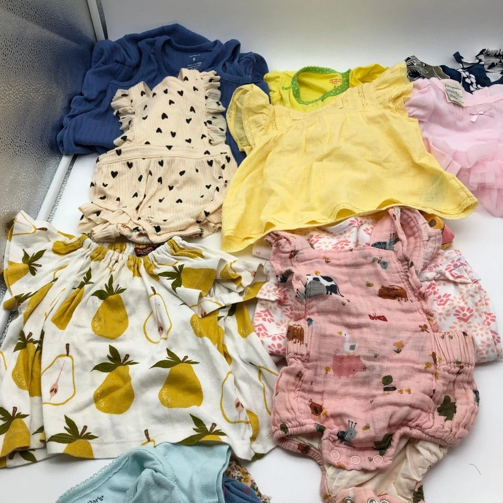 Baby Girls 0-3M Spring Summer Clothing BUNDLE‎ One Pieces Bodysuits Swimsuit